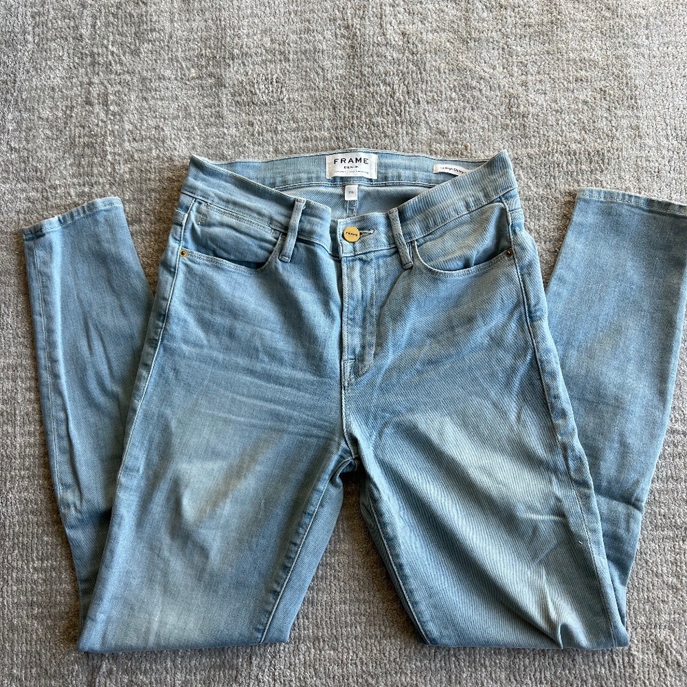 Frame Le High Skinny Crop